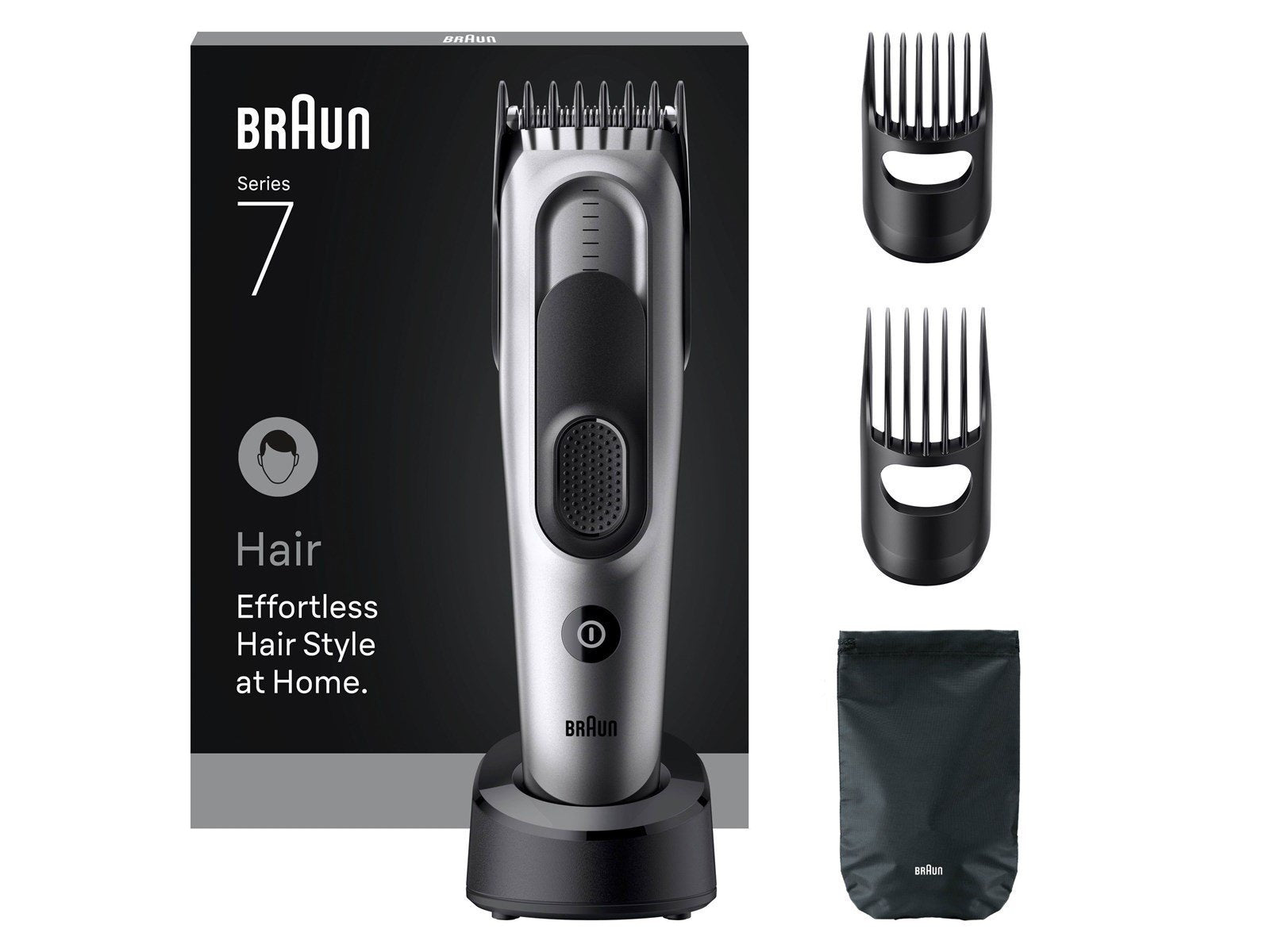 Braun Haartrimmer Styler HC 7590 - Black / Spc Grey Braun Haartrimmer Styler HC 7590 - Black / Spc Grey